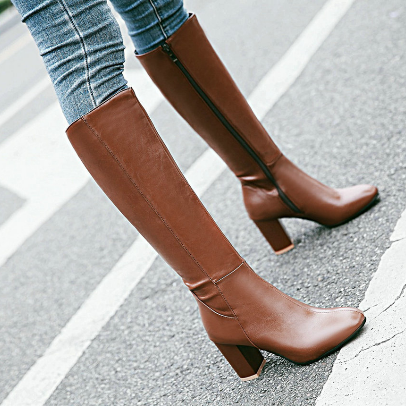 Emily | Minimalist High Shaft Boots for Women