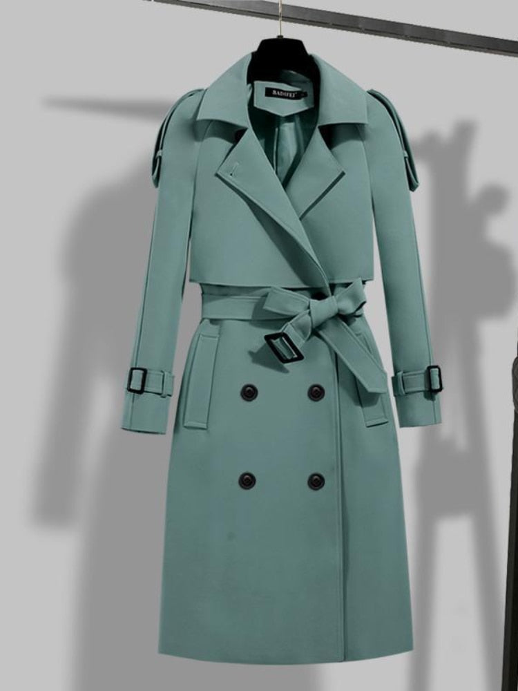 Emma | Women’s Elegant Cropped Formal Trench Coat