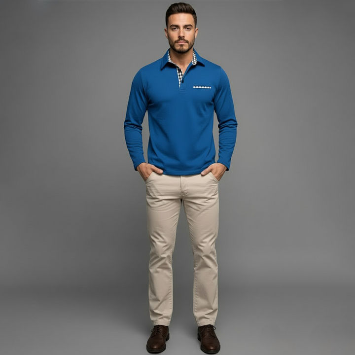 Scott | Men’s Winter Long-Sleeve Polo Shirt
