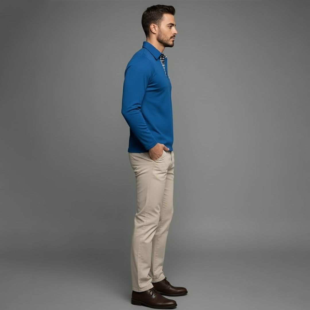 Scott | Men’s Winter Long-Sleeve Polo Shirt