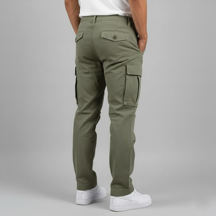 Benjamin | Men’s Relaxed Fit Cargo Pants with Side Pockets Streetwear