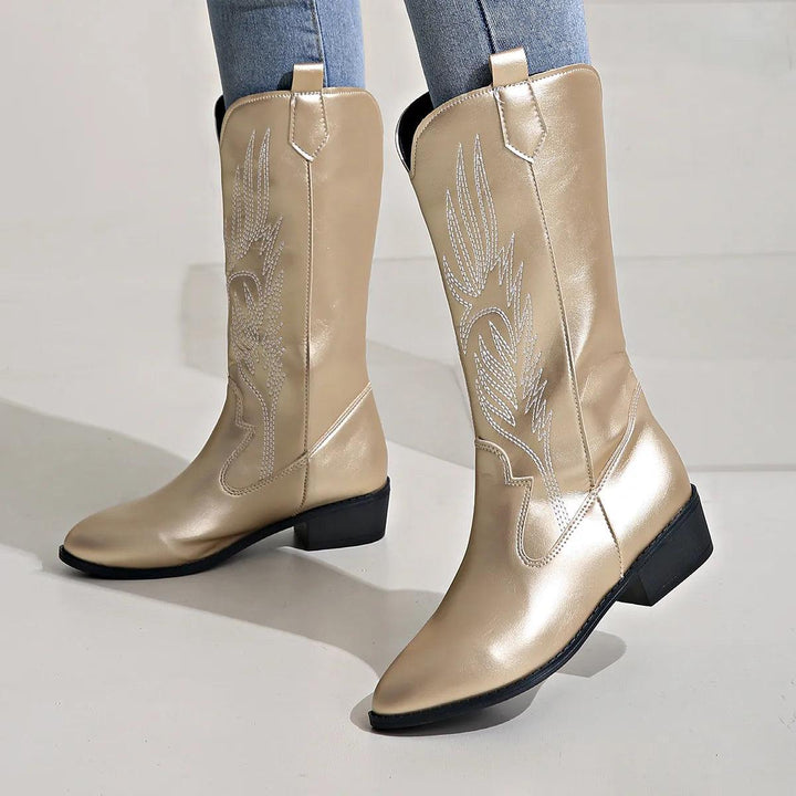 Clara | Women’s Classic Embroidered Western Boots