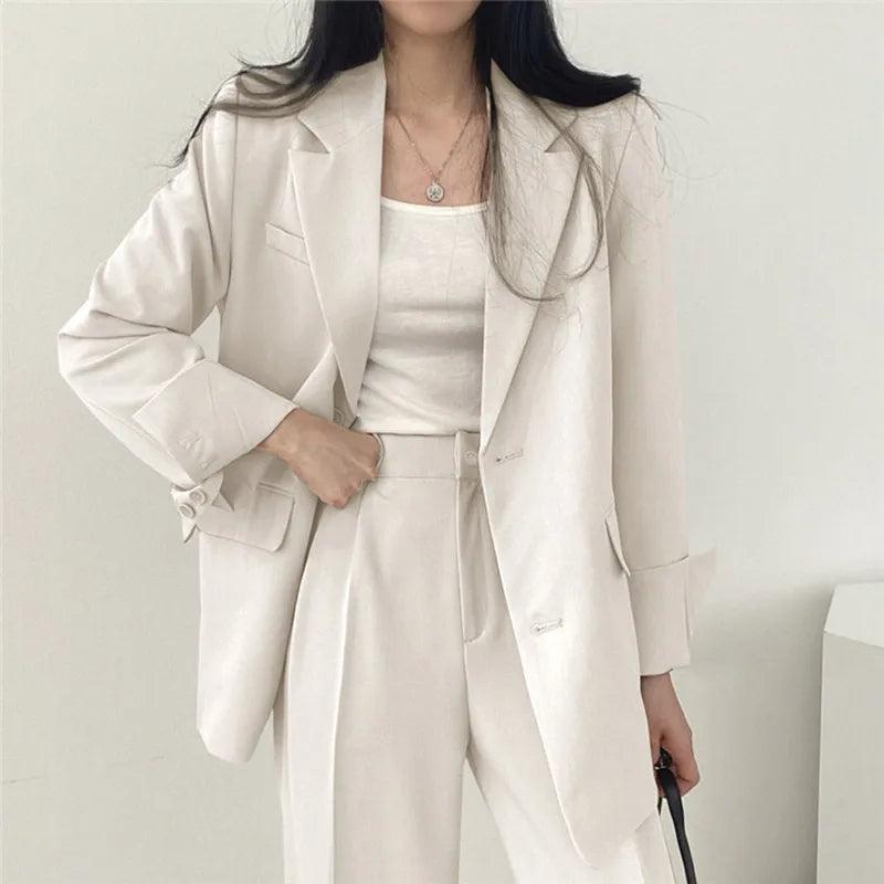 Maria | Women’s Tailored Suit Sets With Long Blazer Statement