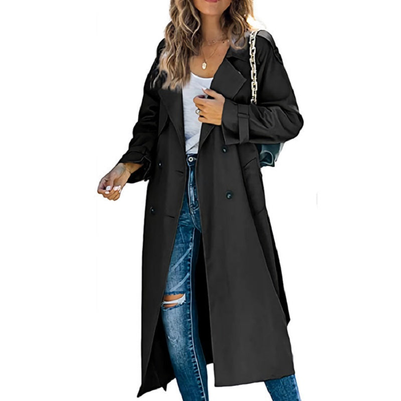 Camila | Women’s Winter Trench Coat with Belt