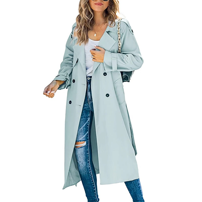 Camila | Women’s Winter Trench Coat with Belt