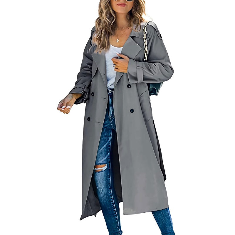 Camila | Women’s Winter Trench Coat with Belt