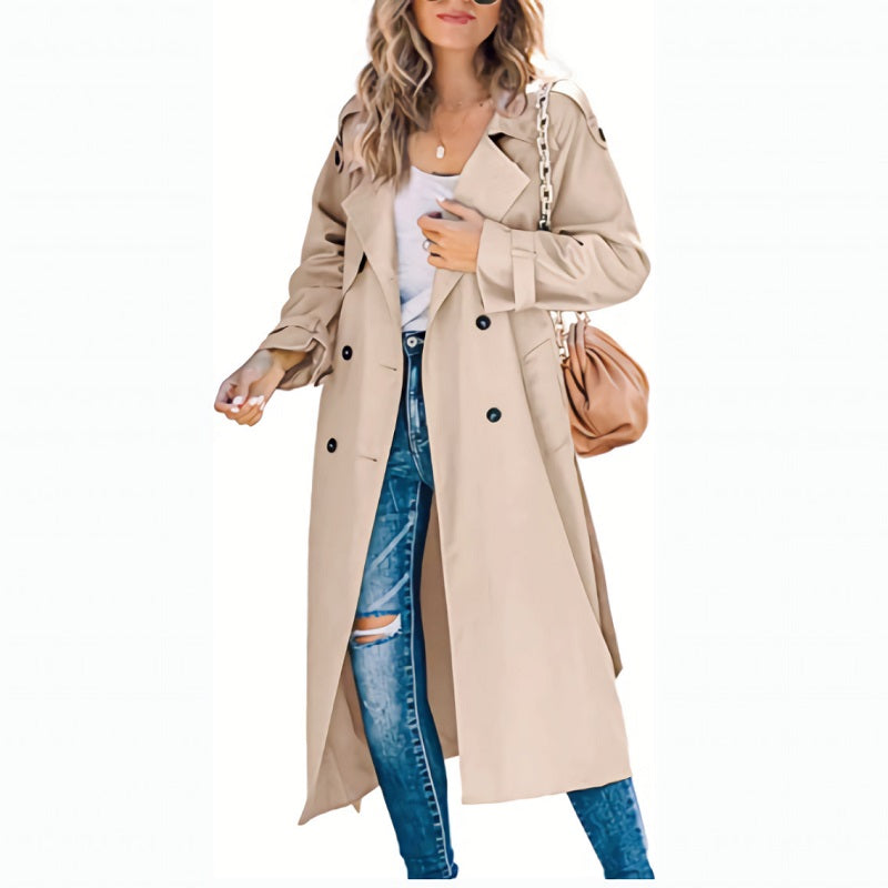 Camila | Women’s Winter Trench Coat with Belt