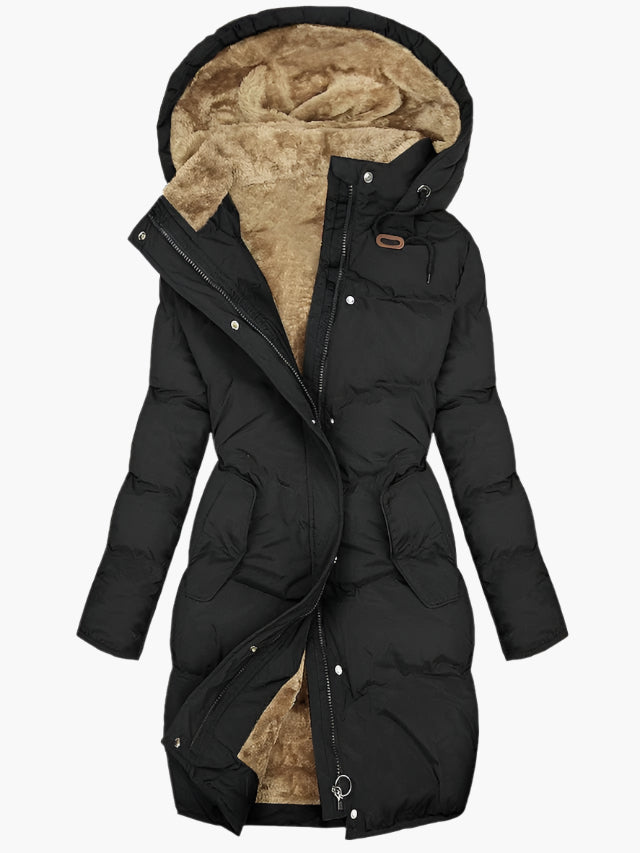 Poppy | Women’s Long Hooded Padded Winter Coat