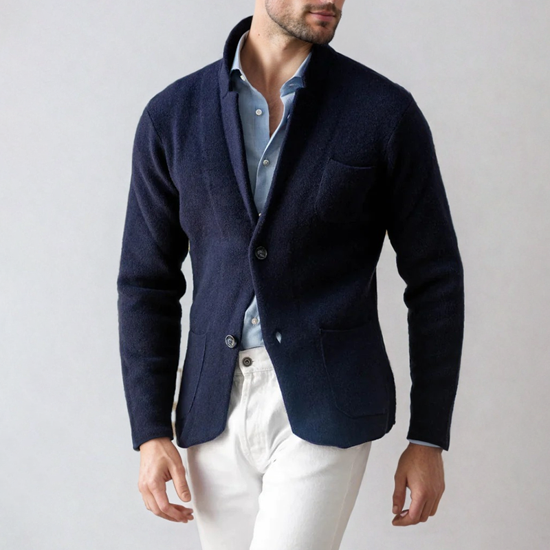Charles | Men’s Modern Minimalist Soft Touch Blazer