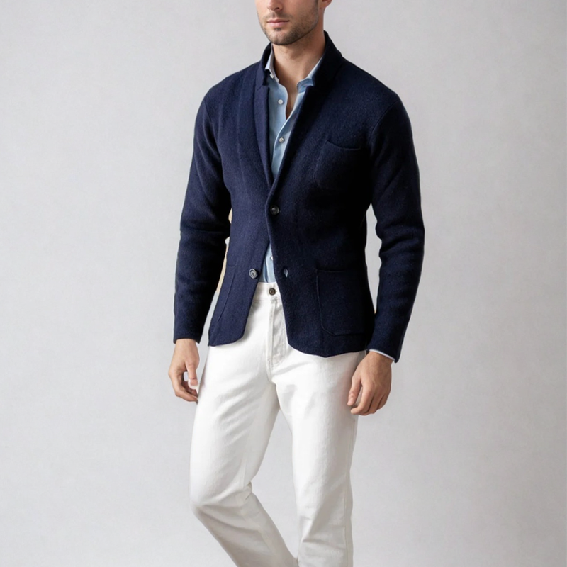 Charles | Men’s Modern Minimalist Soft Touch Blazer