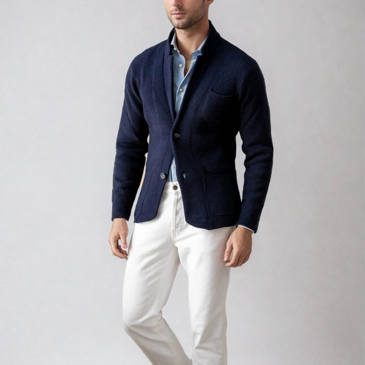 Charles | Men’s Modern Minimalist Soft Touch Blazer
