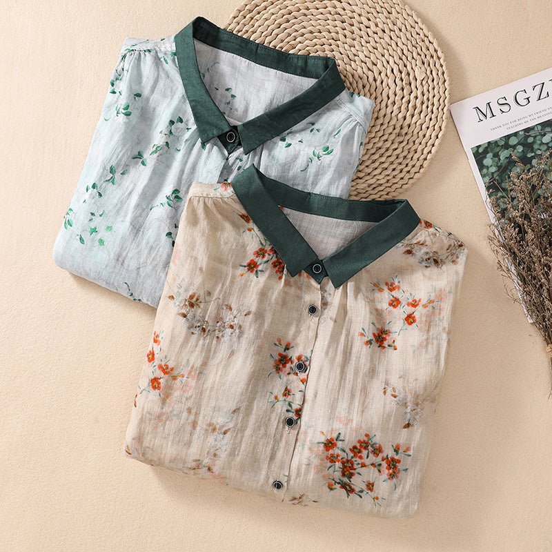 Bella | Floral Summer Blouse