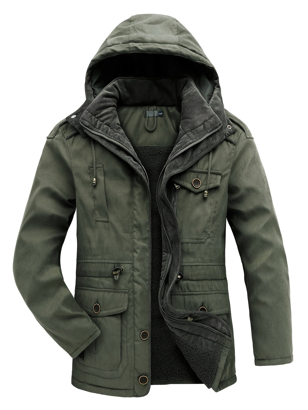 Toby | Men’s Classic Zip-Up Heavy Winter Jacket