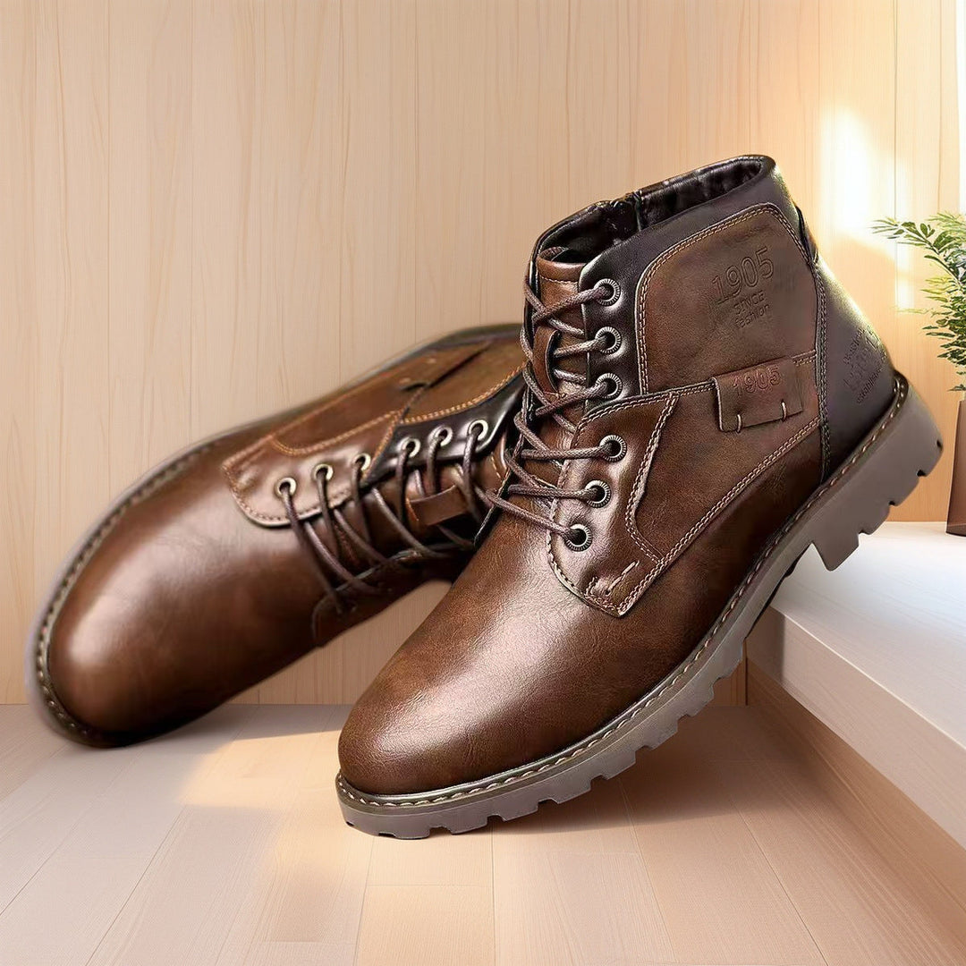 Bradley | Men’s Rugged Lace-Up Ankle Boots