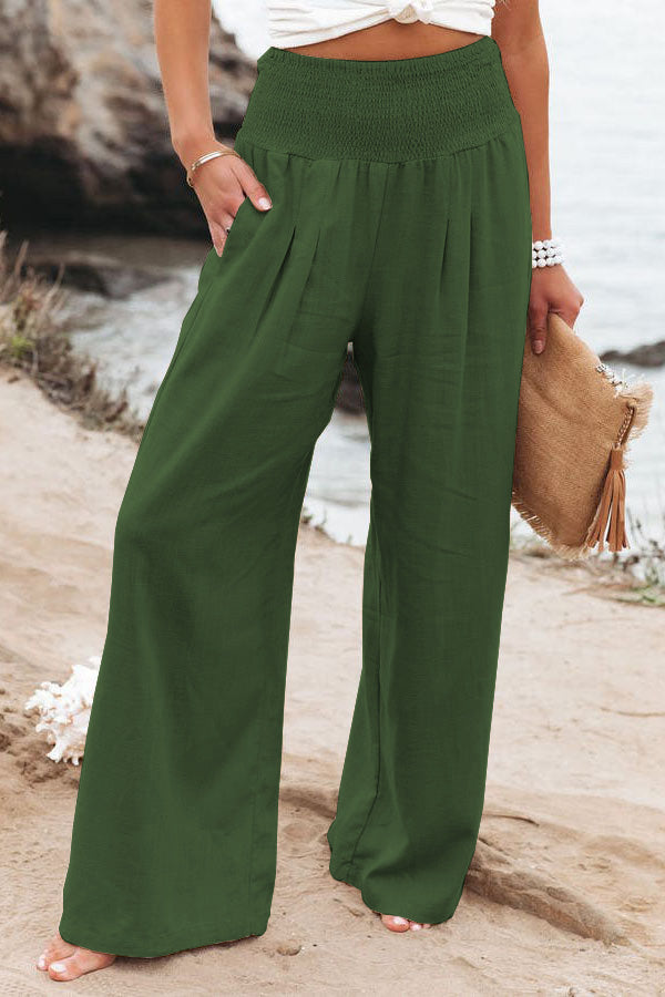 Lauren | Women’s Casual High-Waist Wide-Leg Trousers