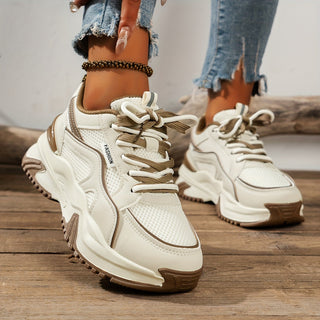 Caitlin | Women’s Winter Chunky Sneakers with Mesh