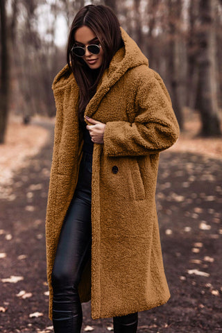 Alexandra | Women’s Winter Faux Fur Coat with Hood