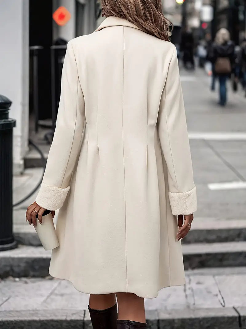 Elizabeth | Women’s Double-Breasted Elegant Long Coat