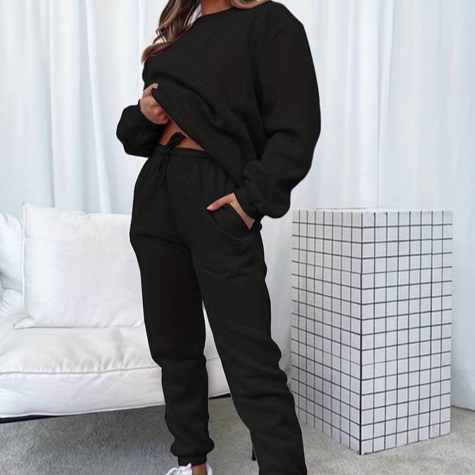 Florence | Women’s Casual Relaxed Fit Sweatshirt Tracksuit Set