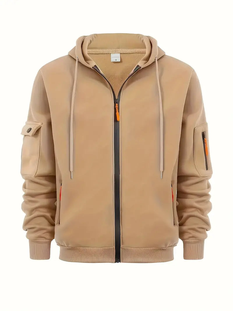 Jack | Men's Modern Casual Zip Up Hoodie