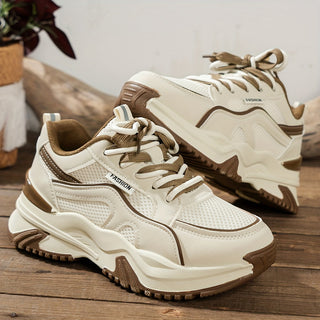Caitlin | Women’s Winter Chunky Sneakers with Mesh