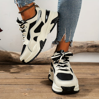 Caitlin | Women’s Winter Chunky Sneakers with Mesh