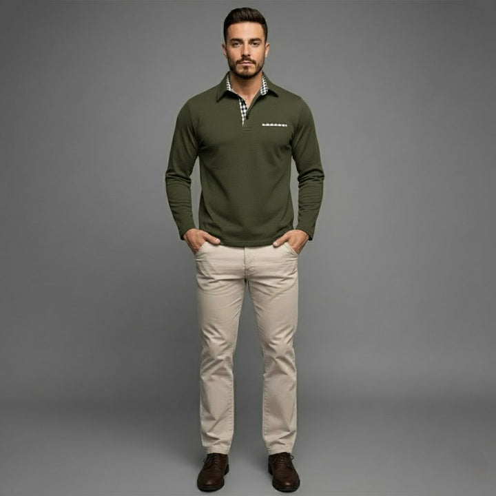 Scott | Men’s Winter Long-Sleeve Polo Shirt