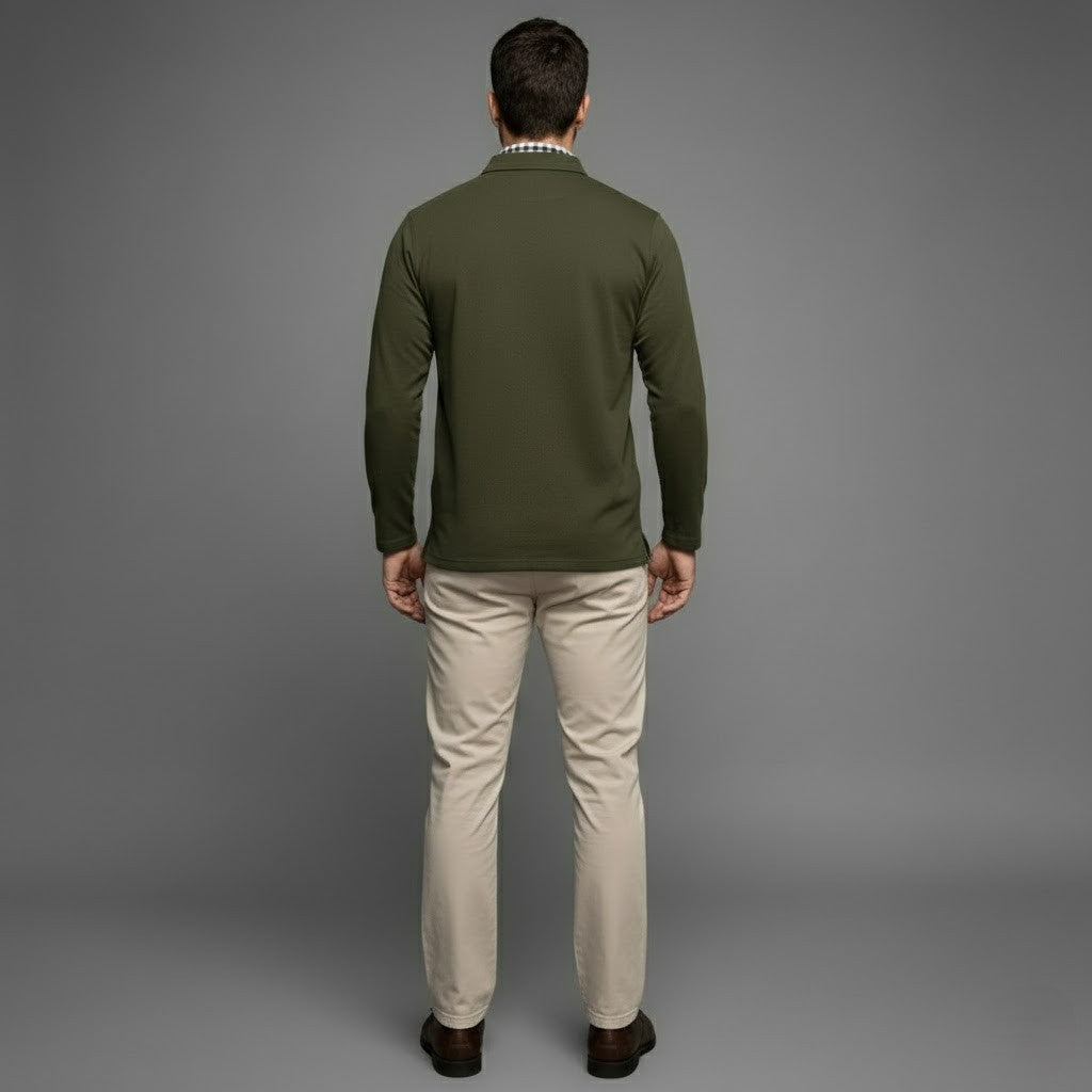 Scott | Men’s Winter Long-Sleeve Polo Shirt
