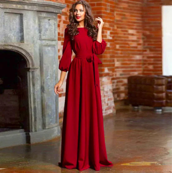Annabelle | Women’s Long Sleeve Wedding Guest Dress