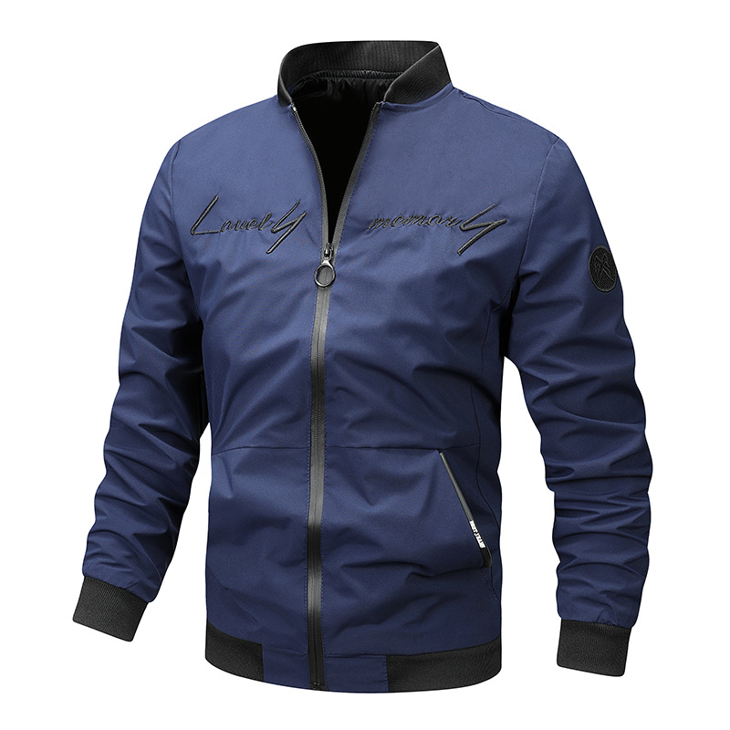 Samuel | Men's Stylish Zip-Up Bomber Jacket with Logo
