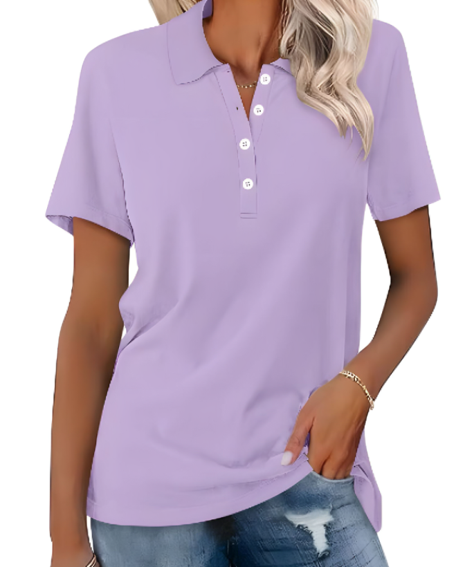 MIA | WOMEN'S SUSTAINABLE COTTON POLO SHIRT