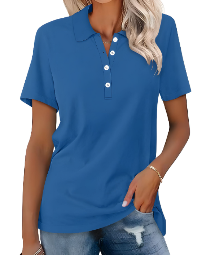 MIA | WOMEN'S SUSTAINABLE COTTON POLO SHIRT