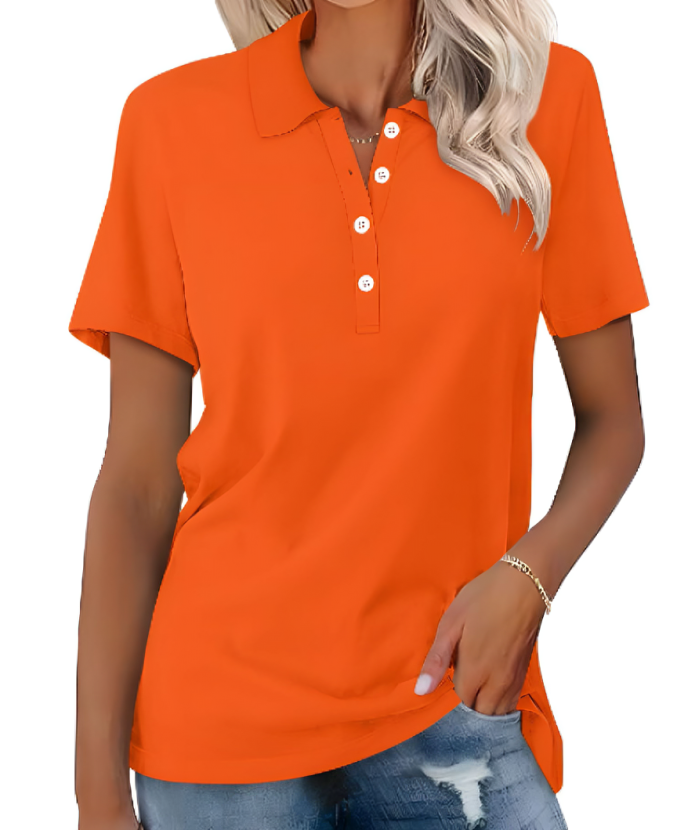 MIA | WOMEN'S SUSTAINABLE COTTON POLO SHIRT