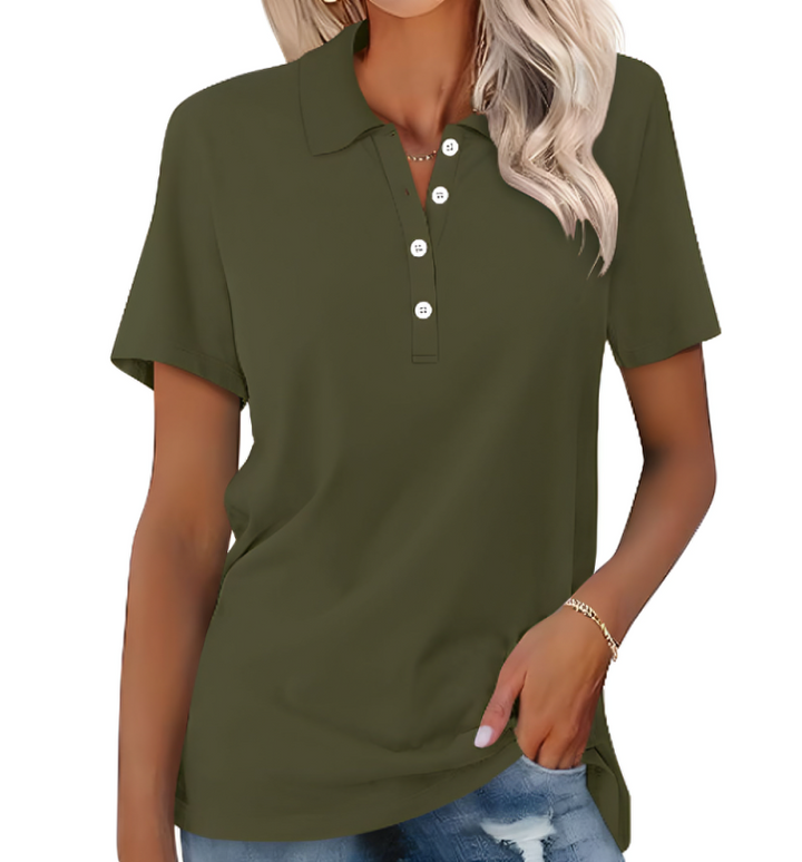 MIA | WOMEN'S SUSTAINABLE COTTON POLO SHIRT