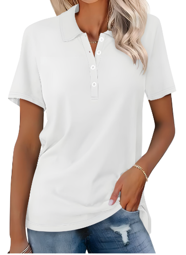 MIA | WOMEN'S SUSTAINABLE COTTON POLO SHIRT