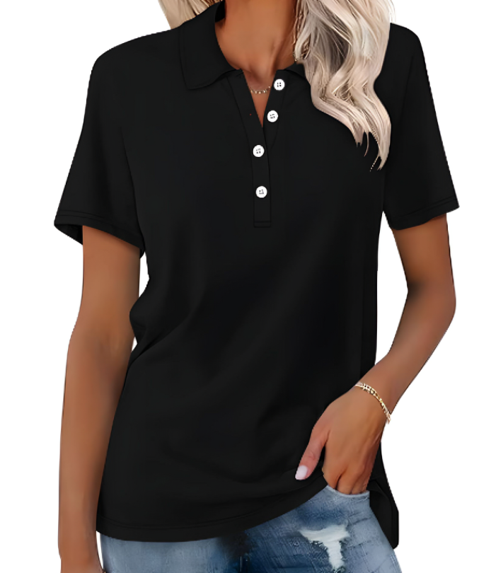 MIA | WOMEN'S SUSTAINABLE COTTON POLO SHIRT