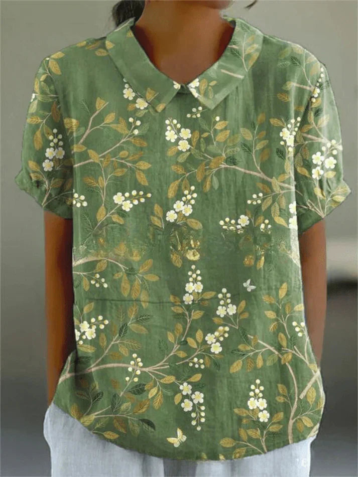 INGA | BLOUSE WITH FLORAL PRINT
