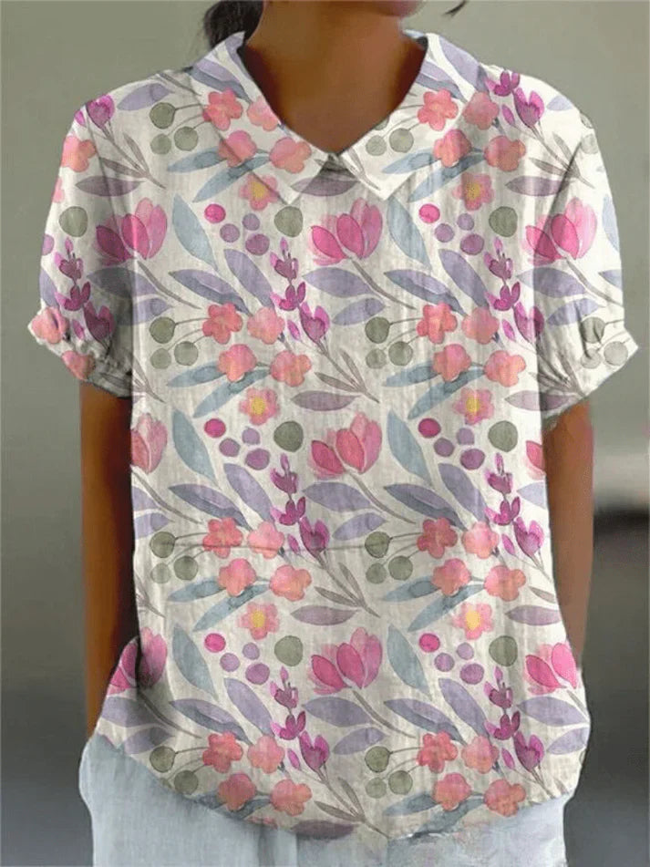 INGA | BLOUSE WITH FLORAL PRINT