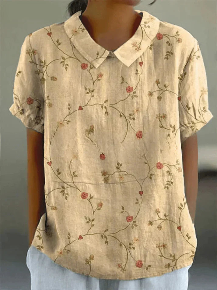 INGA | BLOUSE WITH FLORAL PRINT