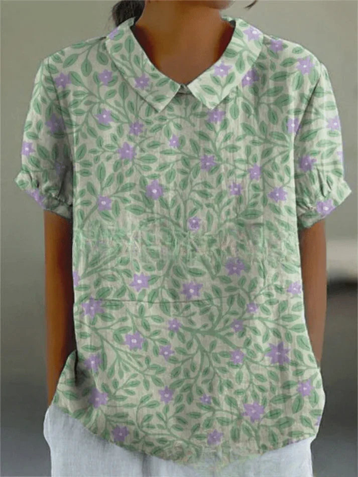 INGA | BLOUSE WITH FLORAL PRINT