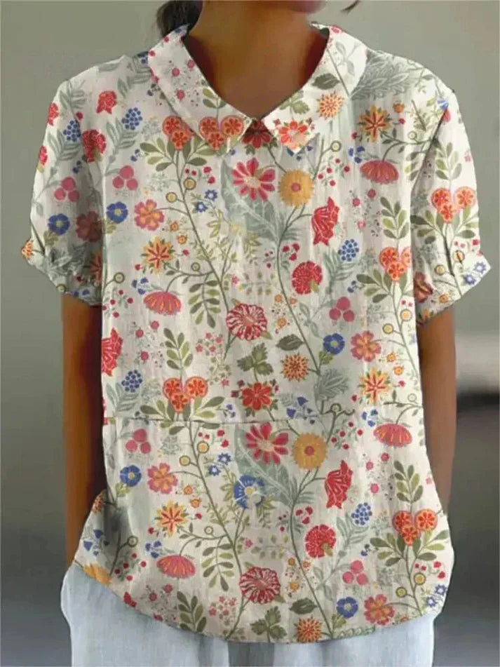 INGA | BLOUSE WITH FLORAL PRINT