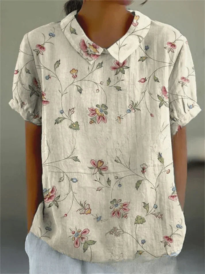 INGA | BLOUSE WITH FLORAL PRINT