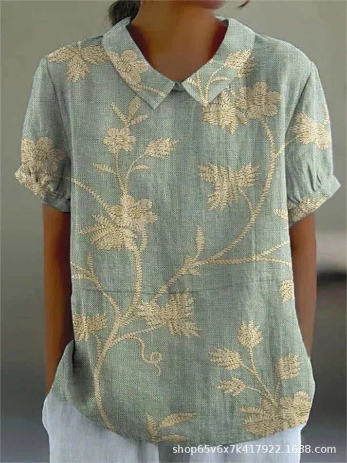 INGA | BLOUSE WITH FLORAL PRINT