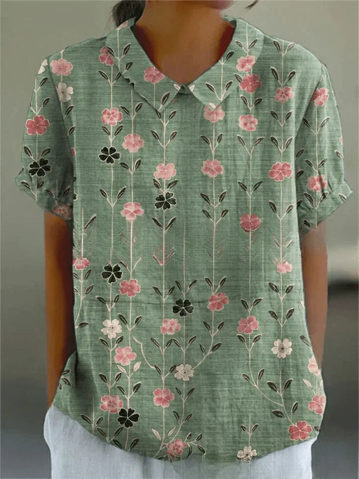 INGA | BLOUSE WITH FLORAL PRINT