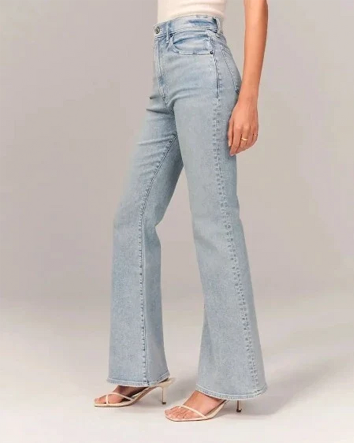 Zara | Women’s Flared High-Waisted Denim Jeans
