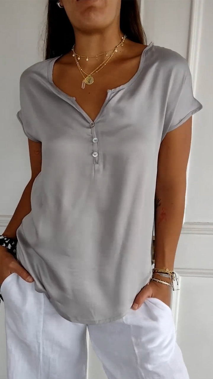 JULIA | COMFORTABLE V-NECK T-SHIRT