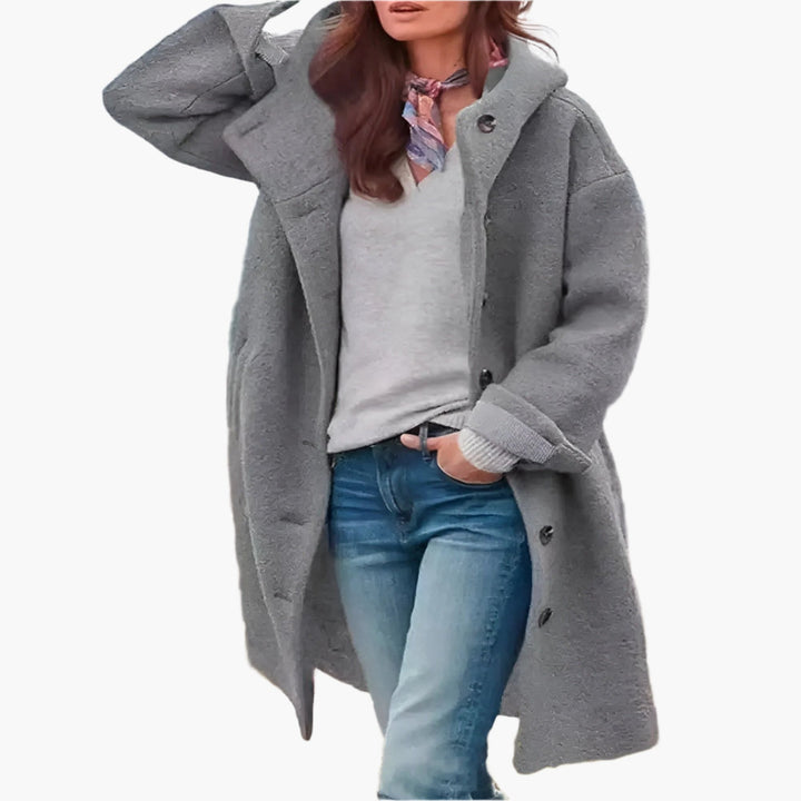 Lily | Women’s Oversized Casual Button Coat