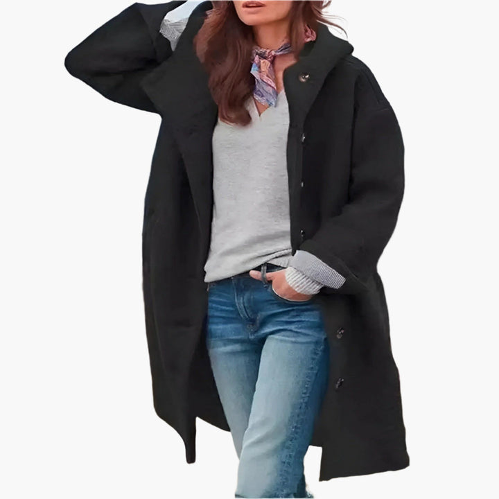 Lily | Women’s Oversized Casual Button Coat