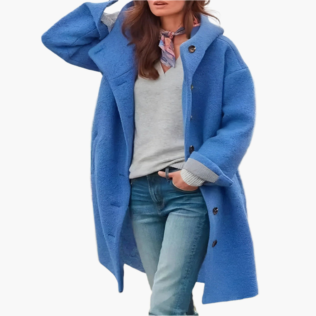 Lily | Women’s Oversized Casual Button Coat