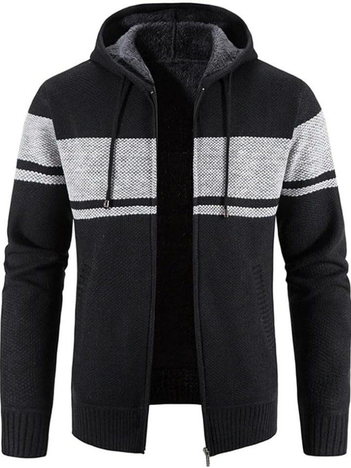 Joseph | Men’s Winter Hooded Zip-Up Casual Cardigan